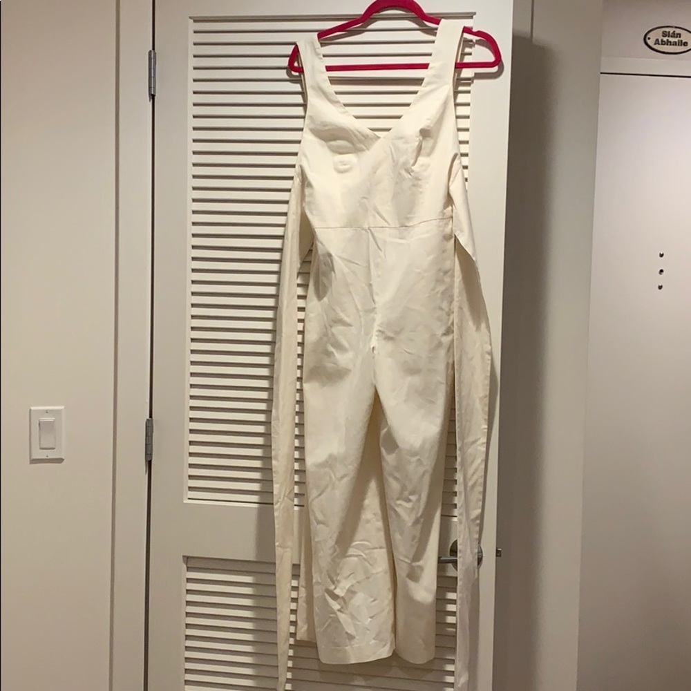 Club Monaco White Jumpsuit
